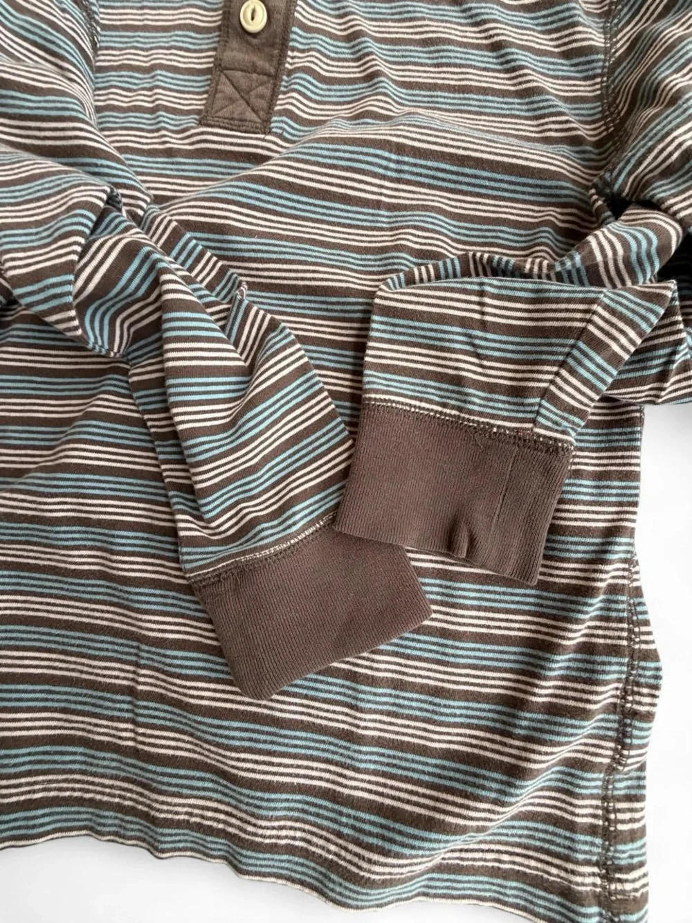 Y2K Old Navy Boys Cotton Jersey Thermal Henley Set M 2006